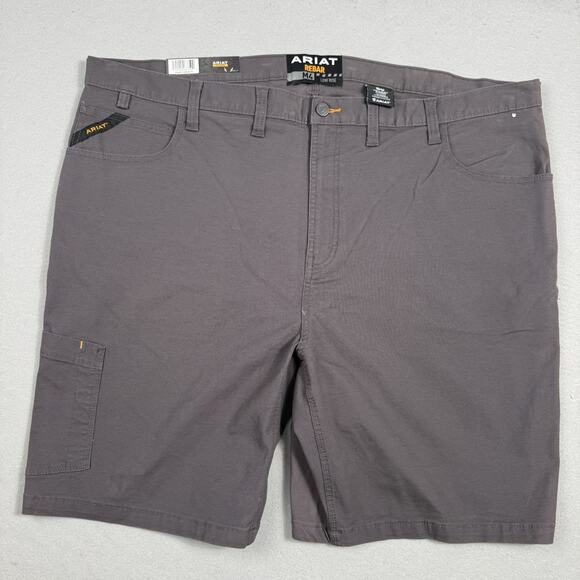 Ariat Other - Ariat Rebar M4 Work Shorts Size 50 Gray DuraStretch Low Rise Mens Big Size